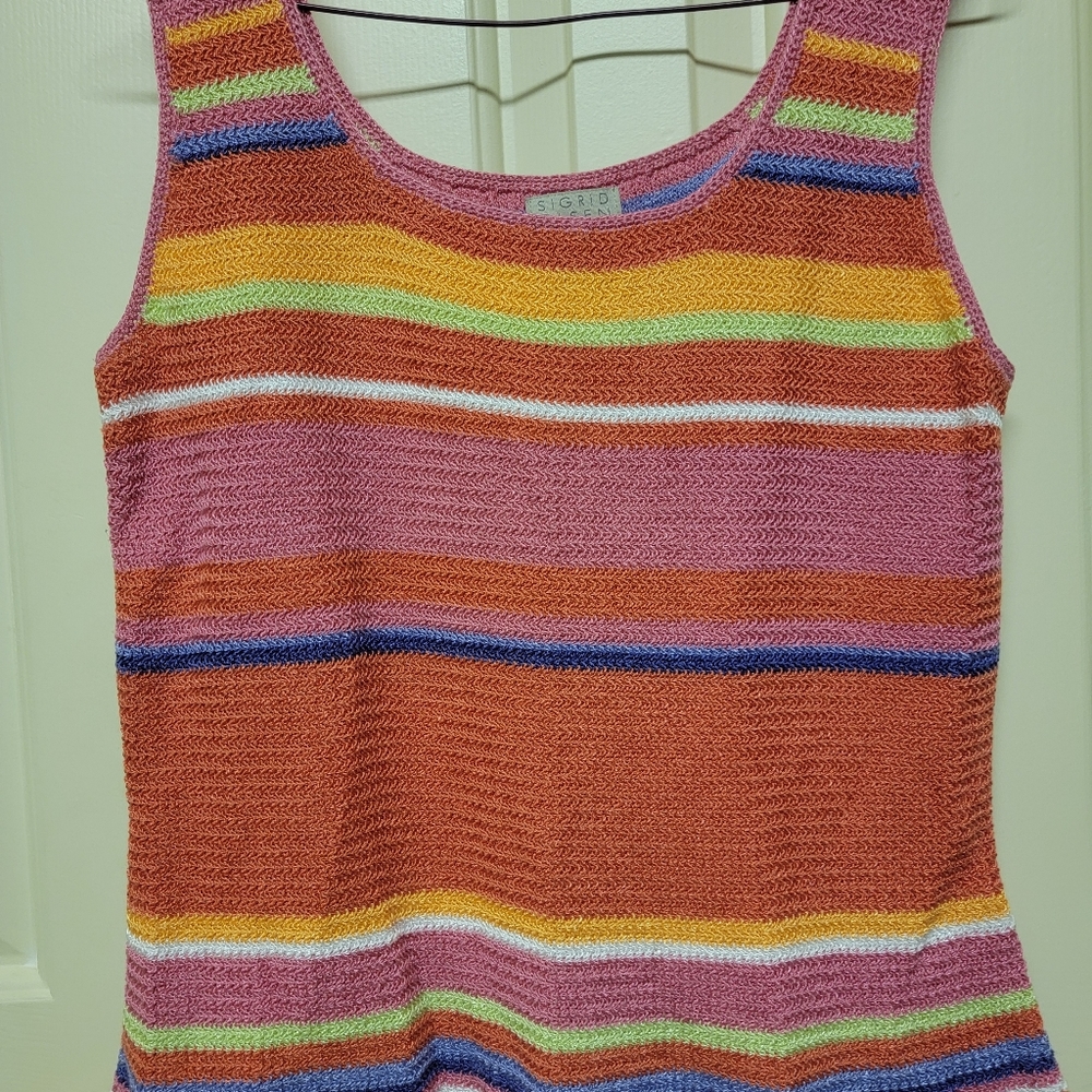 Sigrid Olsen Sport sleeveless sweater sz PM